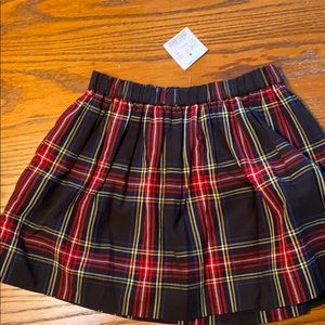 NWT Crewcuts tartan skirt.